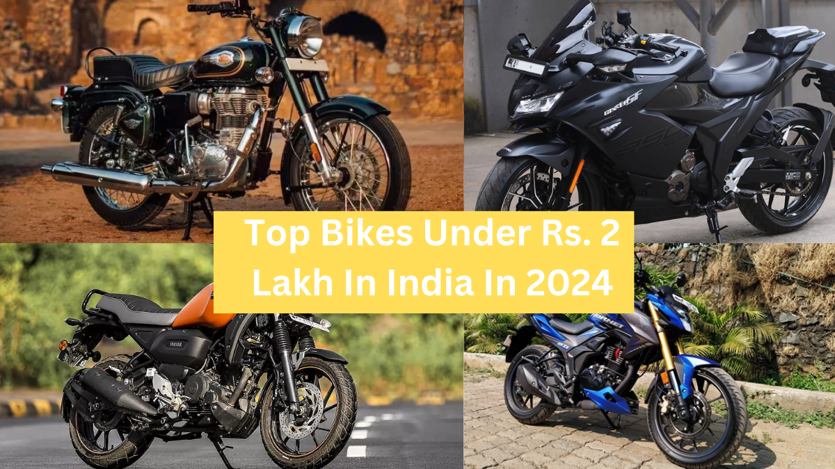 Top Bikes Under Rs. 2 Lakh In India In 2024