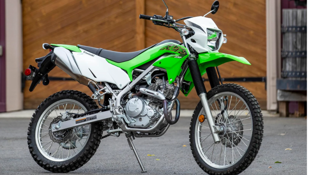 Kawasaki KLX 230 S spotted testing 2024