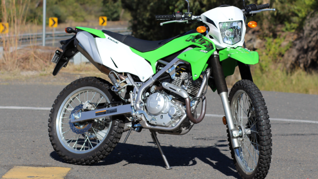 Kawasaki KLX 230 S spotted testing 2024