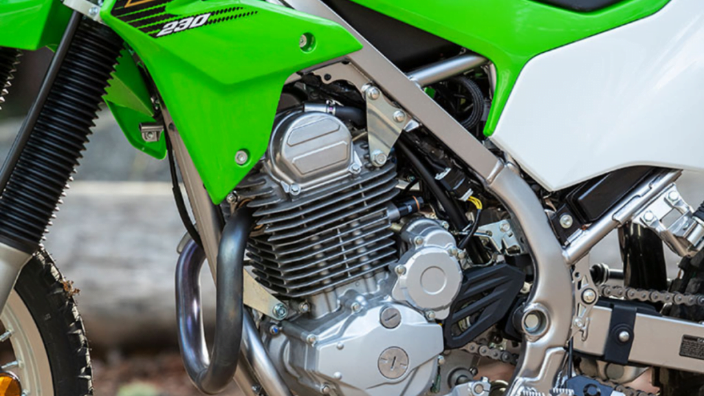 Kawasaki KLX 230 S spotted testing 2024